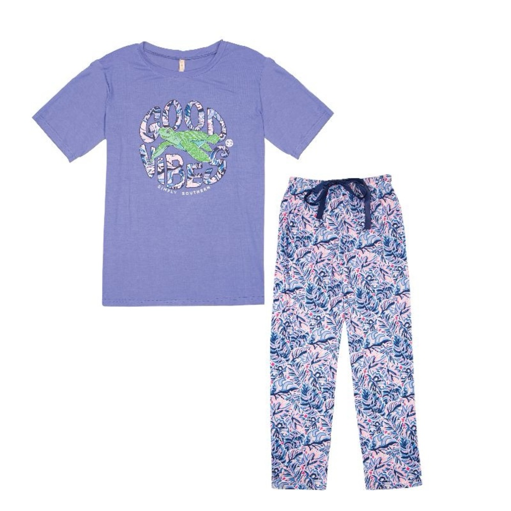 NWOT Simply Southern Pajama Set